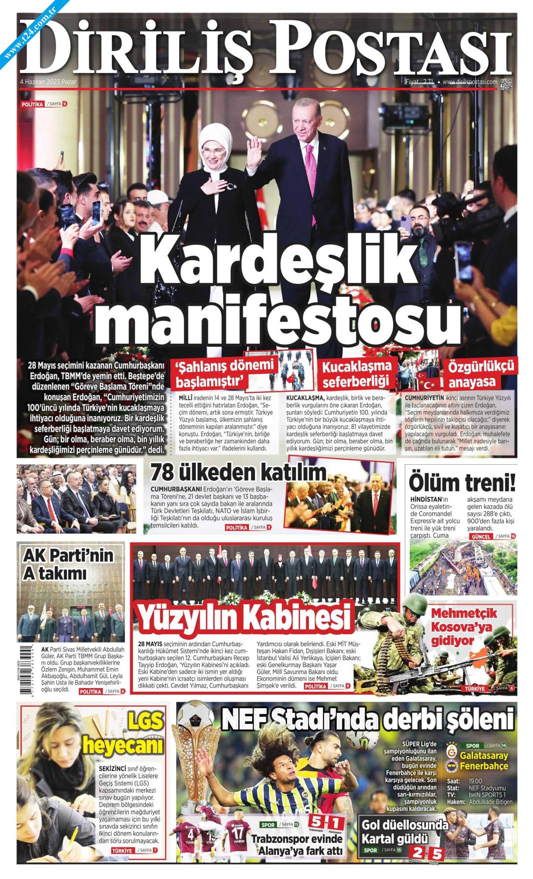 Gazeteler, Erdoğan’ın açıkladığı yeni kabine listesini manşetlerine nasıl taşıdı? İşte günün manşetleri 16